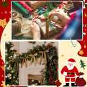 Riceshoot 30 Pcs Christmas Velvet Bow, 6 x 8 Inch Rustic Crafts Gift Bows Nice for Christmas Tree, Garland, Large Gifts, Parties, Indoor or Outdoor Decorations(Retro)