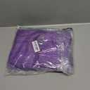 HRX Package 100pcs Organza Bags Purple, 5x7 inch Mesh Drawstring Gift Bags Jewelry Pouches for Christmas Candy Party Favor