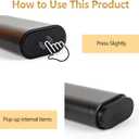 evron Data Cable Organizer Box,Electronic Organizer Travel Case,SIM Card Pin,Phone Holder,for Office,Home,Desk Accessories(Translucent)