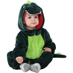Baby Animal Costumes Toddler Halloween Dress Up Outfit (4-5T/Height 42"-45", Green Dinosaur)