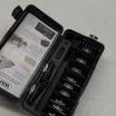 Wahl Genuine SECURE-SNAP Guide Comb Set with Colored Metal Clips and Guard Organization Caddy, 12 Full Size Attachment Guards from 1/16 to 1 for Increased Cutting Performance Grey - 3291-300