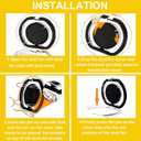 2 x Dust Bin Lid Cover Replacement Parts Compatible with Dyson V6 Vacuum Cleaner Canister Part,Dust Collector Lid Bin,Cup Cover Attachment,Bottom Accessories