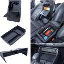 PIMCAR 3-Piece Center Console Organizer Set for 2023-2025 Honda CR-V & CR-V Hybrid - Custom Fit Armrest Tray, Console Tray and Hidden Storage Box, Durable ABS Car Accessories