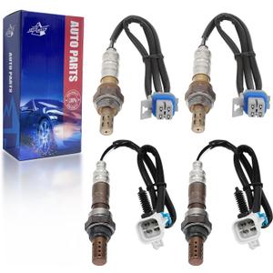 O2 Oxygen Sensor Upstream and Downstream for Chevy Avalanche Silverado Suburban 1500 Tahoe for GMC Sierra Yukon XL 4.8 5.3 6.0 6.2L, for Cadillac Escalade 6.0 6.2L, Replace 234-4668 234-4256 4Pcs
