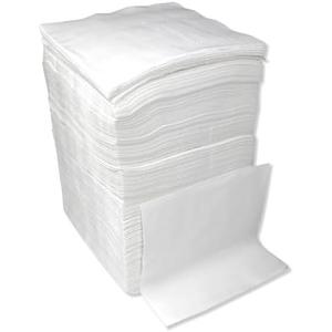 Paper Lunch Napkins. 500 Count Lunch Napkins 1 Ply, White. 12 x 12