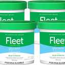 Fleet Glycerin Suppositories for Constipation Relief, Fast and Effective Stimulant-Free Laxative with Aloe Vera, 100 Count Jar, Pack of 4
