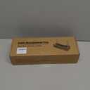 Under Desk Cable Management Tray White, Cinati Wire Organizers No Drill, Cable Tray with Clamp for Wire Management, Cord Organization Box for Office, Home - No Damage to Desk (13.4"-1 Pack)