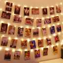 HXWEIYE 120LED Warm White 40Ft Fairy String Light with 52 Clear Clips & 12 Hooks, USB Powered, Waterproof, 8 Modes & Timer, Perfect for Indoor/Outdoor, Bedroom, Party, Wedding Decor