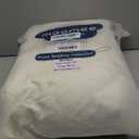 MooMee Wavy Striped Duvet Cover Set 100% Washed Cotton Linen Like Textured Breathable Durable Soft Comfy (Cream White, Oversized Queen 98"x98")