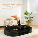 Dwanton Orthopedic Dog Bed for Extra Extra Large Dogs with Gel Memory Foam, Waterproof Dog Sofa, Washable Pet Bed with Four Sided Bolster Cushion, Removable Cover & Non-Slip Bottom, 48", Green