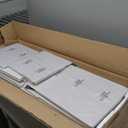 OLIXIS 9 Drawer Storage Dresser with Wood Top - Wide Fabric Chest Organizer for Bedroom, Closet, Living Room,Tower Cabinet, TV Stand, Hallway Entryway Furniture,Bright White