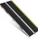 VNN Portable Wheelchair Ramp 7FT, Non-Slip Aluminum Folding Handicap Ramp, Door Threshold Wheelchair Ramps for Home, Wheel Chair Ramp for Home Steps, Scooter Ramp for Car, Doorways, Curbs, Stairs