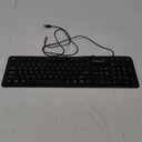 Sungwoo Foldable Silicone USB Wired Standard Waterproof Rollup Keyboard for PC Notebook Laptop, Full Size (Black)