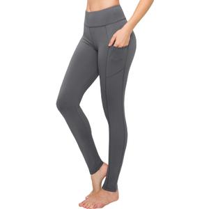 SATINA High Waisted Leggings for Women - Comfortable and Stretchy in Versatile Sizes and Colors (Black, One Size)
