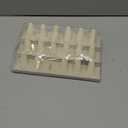 ByKen Ring Holder Organizer Display Stand (White Velvet)