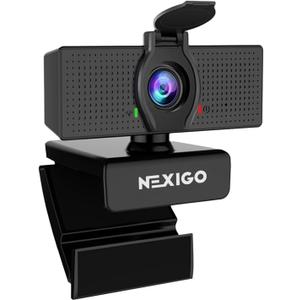 NexiGo N60 1080P Webcam with Microphone, Software Control & Privacy Cover, USB HD Computer Web Camera, Plug and Play, for Zoom/Skype/Teams, Conferencing and Video Calling