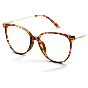 Gaoye Blue Light Blocking Glasses Women/Men, Fashion Round Cateye Frame UV Ray Filter Computer Gaming Glasses