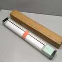 AOSKY Blackout Roller Shades Cordless Blinds for Windows, Free-Stop Shades with Valance, Thermal Insulated Fabric, UV Protection, Natural Woven Blinds for Home (18" W x 72" H, Linen Beige)