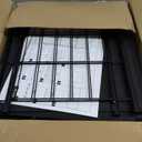 6-Tier Shoe Storage Cabinet with Hard Flip Doors, Holds 1824 Pairs, Enclosed Dustproof Shoe Rack Organizer for Entryway, Closet & Bedroom, Space-Saving Shoe Shelf, Black, 27.8" x 12.0" x 41.9"