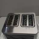 Mecity 4 Slice Toaster Wide Slot, Auto Lift Keep Warm Smart Toaster with Touch Screen, Dual Control Panel, Defrost, Auto Shut Off Digital Toasters for Bagel Muffin Waffle Gluten Free Breads 1700W 120V