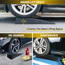 HOXWELL Portable Car Ramps for Oil Changes High Lift, Heavy Duty Low Profile Car Ramps for Jack Support, Vehicle Ramps for Garage, 31.5''x8.1''x4.9'', GVW 10000 LBS, 2PCS