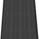 Commercial Grade Door Floor Mat 3FTx6FT Striped Brush Step Entrance Mat with Rubber Backing Stain Resistant Door Mat All-Weather Non Slip Backing Doormat for Indoor/Outdoor, Office, Home, Garage, 3x6FT