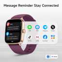 Smart Watch for Women, 1.85" HD Smartwatch (Answer/Make Calls), 2 Bands
