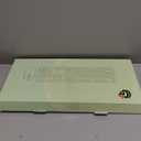 FOPETT Wireless Keyboard and Mouse Combo  2.4G FullSized Cute Colorful Mouse and Keyboard with 104 Round Keys Retro Typewriter Keyboard for Laptop/Windows/PC  Green Gradient