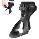 AFO Foot Drop Brace, Ankle Foot Orthosis for Men Women, Drop Foot Postural Correction Brace with Inflatable Airbag Lining, Can Be Worn with Shoes, for Recovery of Stroke Hemiplegia, [LEFT-S]