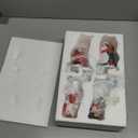 Stocking Holders for Mantle, 3D Stocking Holders, Christmas Stockings Holder Set of 4, Fireplace Stocking Hanger Hooks for Christmas Mantel Decoration