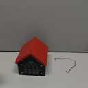 Kingsyard Double Upside Down Suet Feeder with Weatherproof Roof, All Metal Suet Feeders for Outdoors Hanging, Great for Downy Woodpecker Nuthatch Chickadee, Red