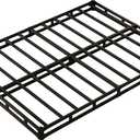 Maenizi Queen Box Spring 4 Inch Low Profile, Heavy Duty Metal Box Spring Bed Base with Fabric Cover, Mattress Foundation, Easy Assembly, Noise Free, Black
