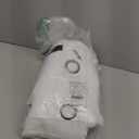 NICETOWN White 100% Blackout Lined Curtains, 2 Thick Layers Completely Blackout Window Treatment Thermal Insulated Drapes for Kitchen/Bedroom (1 Pair, 52 inches Width x 63 inches Length Each Panel)