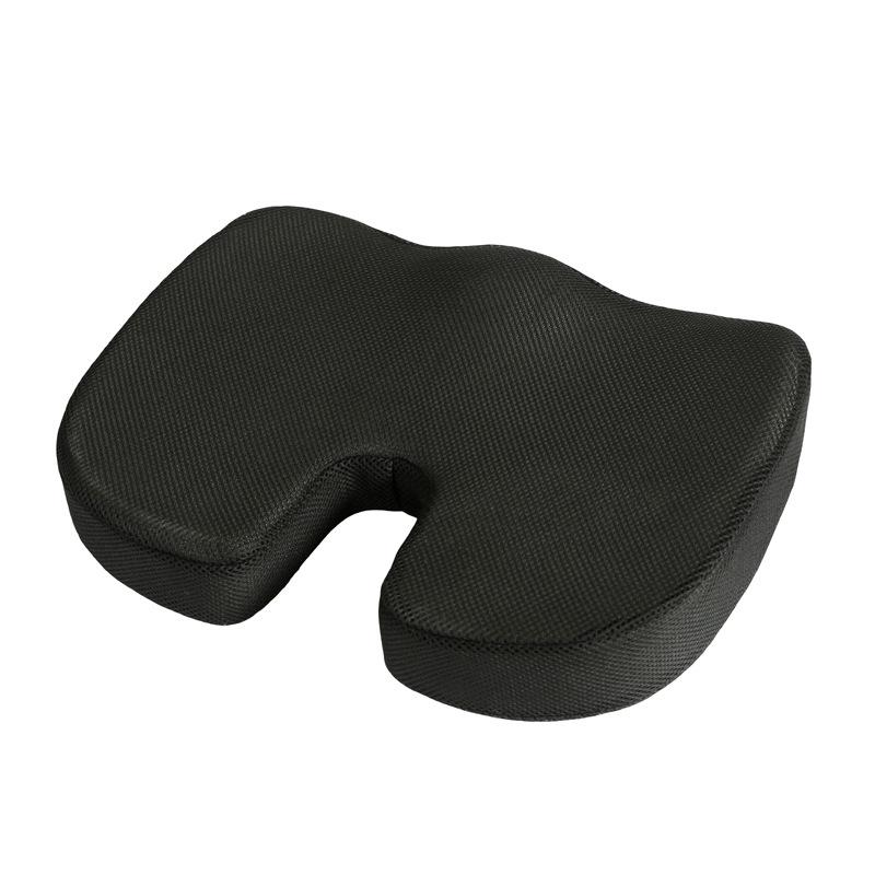 Memory Foam Seat Cushion – Doctor Recommended Office Chair Cushion, Car Seat Cushion – Chair Cushions for Back & Sciatica Pain Relief – Seat Cushions for Office & Desk (Black)