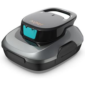 AIPER Cordless Automatic Cleaner, Pool Vacuum with Auto- Parking, Lightweight, Ideal for Above Ground Flat Pool up to 860 sq.ft.
