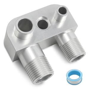 GM Gen IV LS3(W) Billet Aluminum Engine Conversion A/C Line Compressor Adapter Fitting