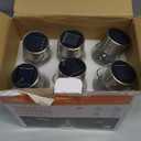 GIGALUMI Solar Lights Outdoor Waterproof, 12 Pack Solar Hanging Lights Garden Decor, Gifts for Women, Solar Outdoor Lantern Waterproof Cracked Glass for Yard, Fence, Tree(Warm White)