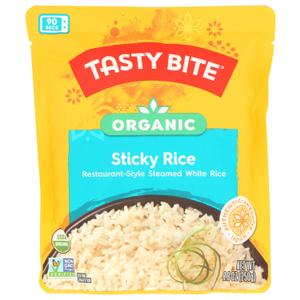 6 x Tasty Bite Organic Sticky Rice, 8.8 Oz (250 G) (EXP 12/31/26)
