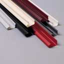 Slatwall Insert Plastic Snap in Black 4 Feet Long