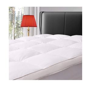 ELEMUSE Queen Size Extra Thick Fusion Goose Down Feather Filled Mattress Topper, Plush Fluffy Double Layer Pillowtop Mattress Pad Cover, Soft Featherbed with 8-21 Inch Deep Pocket
 1 sustainability feature