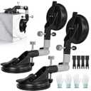 DEWINNER 2 PCS 90-270 Degree Adjustable Granite Seam Setter with 6 in Suction Cups Seam Joining and Leveling, Countertop Leveler Tools for Granite, Stone, Marble, Slab, Quartz
