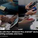 SAMSUNG T7 Shield 2TB, Portable SSD, up-to 1050MB/s, USB 3.2 Gen2, Rugged,IP65 Water & Dust Resistant, for Photographers, Content Creators and Gaming, Extenal Solid State Drive (MU-PE2T0S/AM), Black