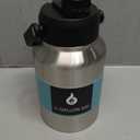 BJPKPK 64 oz Insulated Water Bottle, Dishwasher Safe Half Gallon Water Bottle with Ergonomic Handle, BPA Free Leak Proof Water Jug with Anti-slip Bottom, Stainless Steel Primary Color