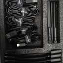 Lemorele Wireless HDMI Transmitter and Receiver, Aluminum Alloy Deep Gray, 5Ghz up to 656ft, 1080P 60Hz, Plug and Play with TuTuPlay App Monitor, for Security, Streaming, Home Theater, PC/TV. 1TX+4RX