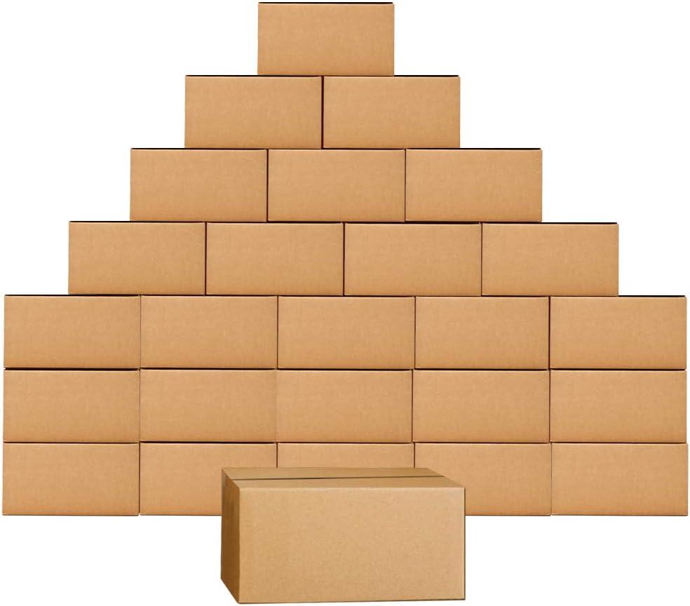 Edenseelake Shipping Boxes 11 x 6 x 6 Corrugated Cardboard Box, 25 Pack