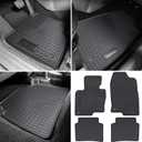 Floor Mat for Mazda CX-5 2017 2018 2019 2020 2021 2022 2023 2024 2025 Heavy Duty Rubber Front+Rear Car Liner Carpet All Weather Custom Fit Waterproof Odorless (Black 4PCS)