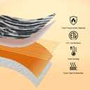 Heated Blanket Full - 72"x84" Fast Heating Bed Electric Blankets with 6 Heating Levels & 10 Hours Auto Off, Soft Ribbed Faux Fur Sherpa, Over-Heated Protection ETL, Dark Gray