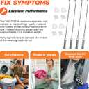 2026 UPGRADEDW10780048 WTW4800XQ4 WTW4800XQ1 RTW4640YQ1 ATW4675YQ1 Washer Suspension Rod Kit(4 packs) by Beaquicy - Replacement for Whirlpool Ken-more Admiral May-tag Washing Machine
