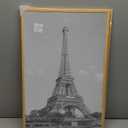 upsimples 16x24 Picture Frame Natural 3 Pack, Scratch-Proof Poster Frames 16 x 24 for Photo Gallery - Slide-In Strips, Horizontal or Vertical Wall Mounting