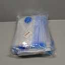 Vacuum Storage Bags for Clothing Comforters and Blankets, Space Saver, Travel Bag for Luggage (Clear, 21)